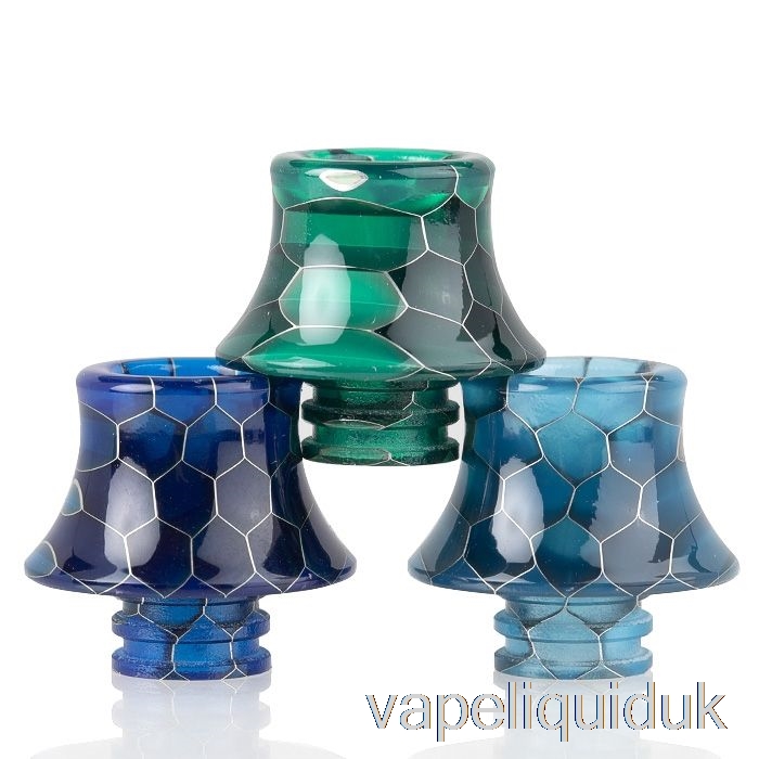 510 Cone Snake Skin Resin Drip Tip Purple Vape Juice